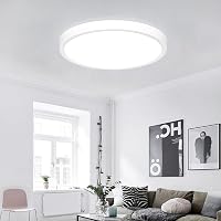 Epicflare LED Mennyezeti Lámpa Kerek 24W Hideg-Meleg Fehér Fürdőszoba Konyha Nappali 8