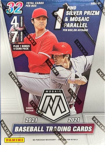 Panini Prestige 2021 Baseball Mosaic Trading Card Blaster