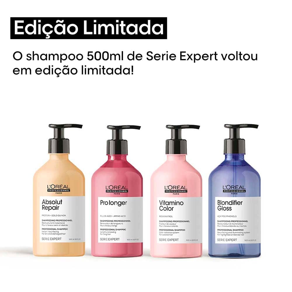 L'Oréal Professionnel Paris Expert Absolute Repair E3570100 Szampon, Przezroczysty, 500 ml