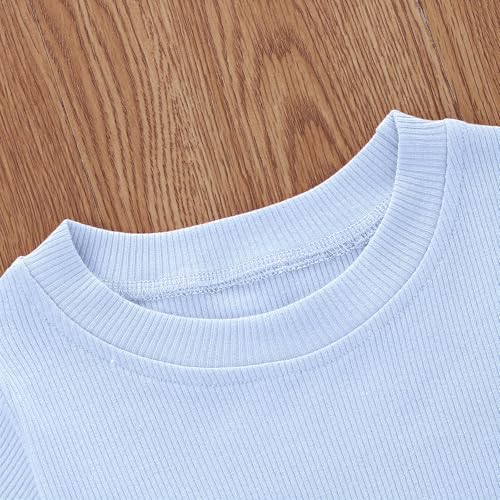 Image of Toddler Girl Clothes Summer Outfit Short Sleeve Shorts Set 12M-5T