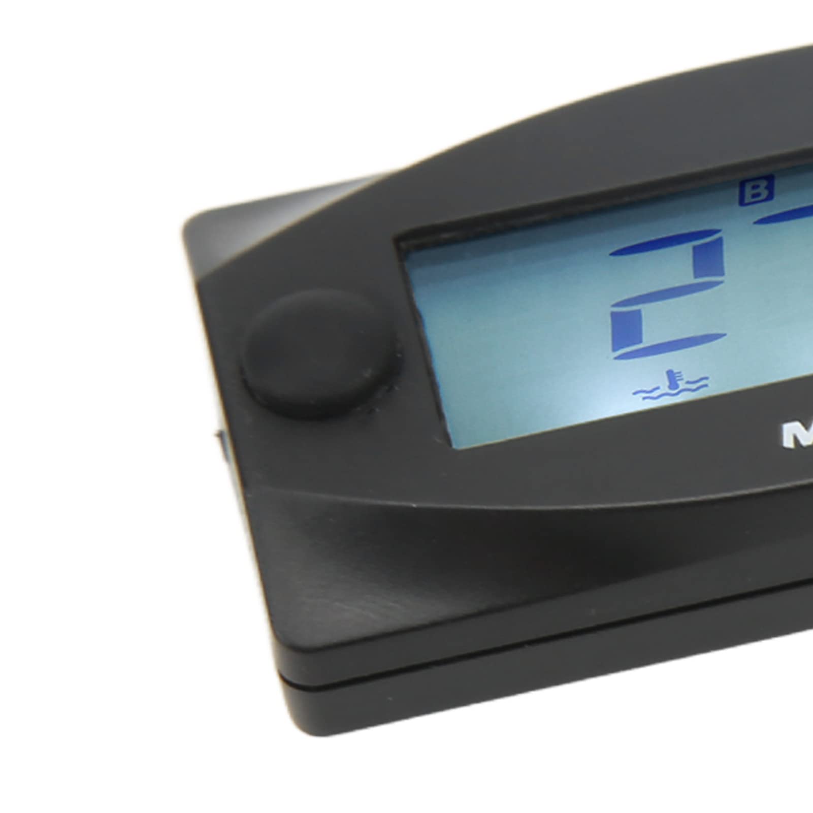 HEEPDD Motorrad-ltemperaturanzeige, Universal-DC-12-V-LCD-Bildschirm, Starke Helligkeit, Motorrad-Spannungsmesser, Wasserdicht Motorrder (M14*1,25)