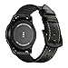 Produktbild Aottom Kompatibel für Samsung Gear S3 Frontier Armband Galaxy Watch 46mm Lederarmband,Armband 22mm Huawei Watch GT2 46mm Lederarmband Galaxy Gear S3 Classic Armbänder Amazfit GTR 47mm [Leder+Silikon]