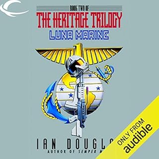 Luna Marine Audiolibro Por Ian Douglas arte de portada