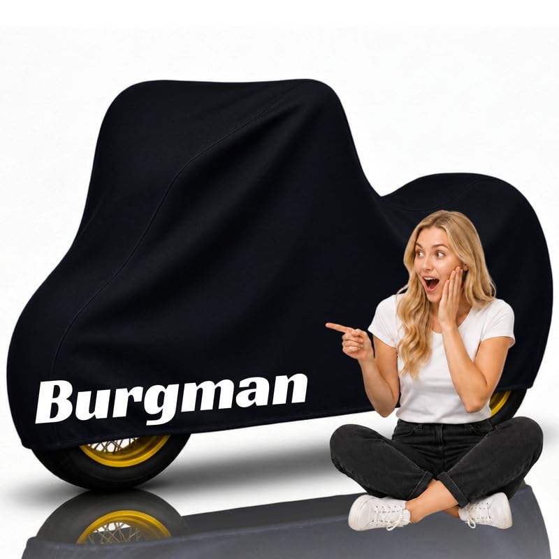 Image of Loving Ultra 100% Waterproof Scooty Body Cover for Burgman Scooty Cover for Rain & Dust| Dustproof & Scratch Resistant | Two Wheeler Covers with UV Protection, Heat Resistant | All Weather Protection