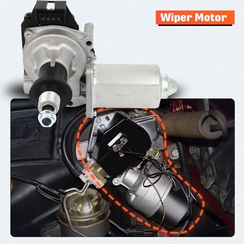 Image of cciyu Rear Windshield Wiper Motor Replacement fit for 2004-2007 For Buick for Rainier,2003-2009 For Chevrolet for Trailblazer 25805561, 12487592