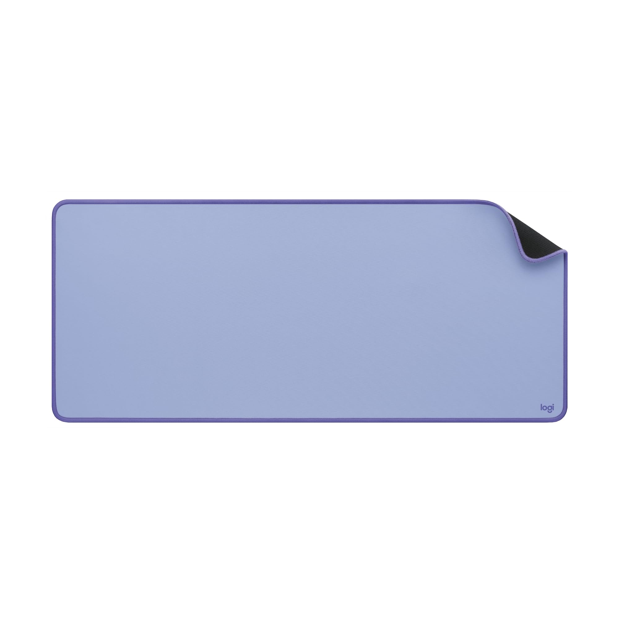 Logitech Desk Mat - Studio Series, Multifunctional Large Desk Pad, Extended Mouse Mat, Office Desk Protector with Anti-Slip Base, Spill-Resistant Durable Design - Lilac