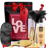 Erotik Massageset für Paare Pärchen mit Massageöl und Badesalz