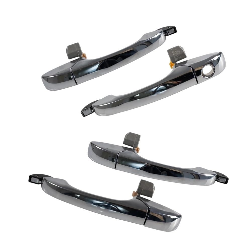 Ymyyqw 1Set(4Pcs) Car Outer Door Handle For Chrysler 300C 2005-2010 For Magnum 2005-2008 Car Front Door Rear Outer Handle Accessories