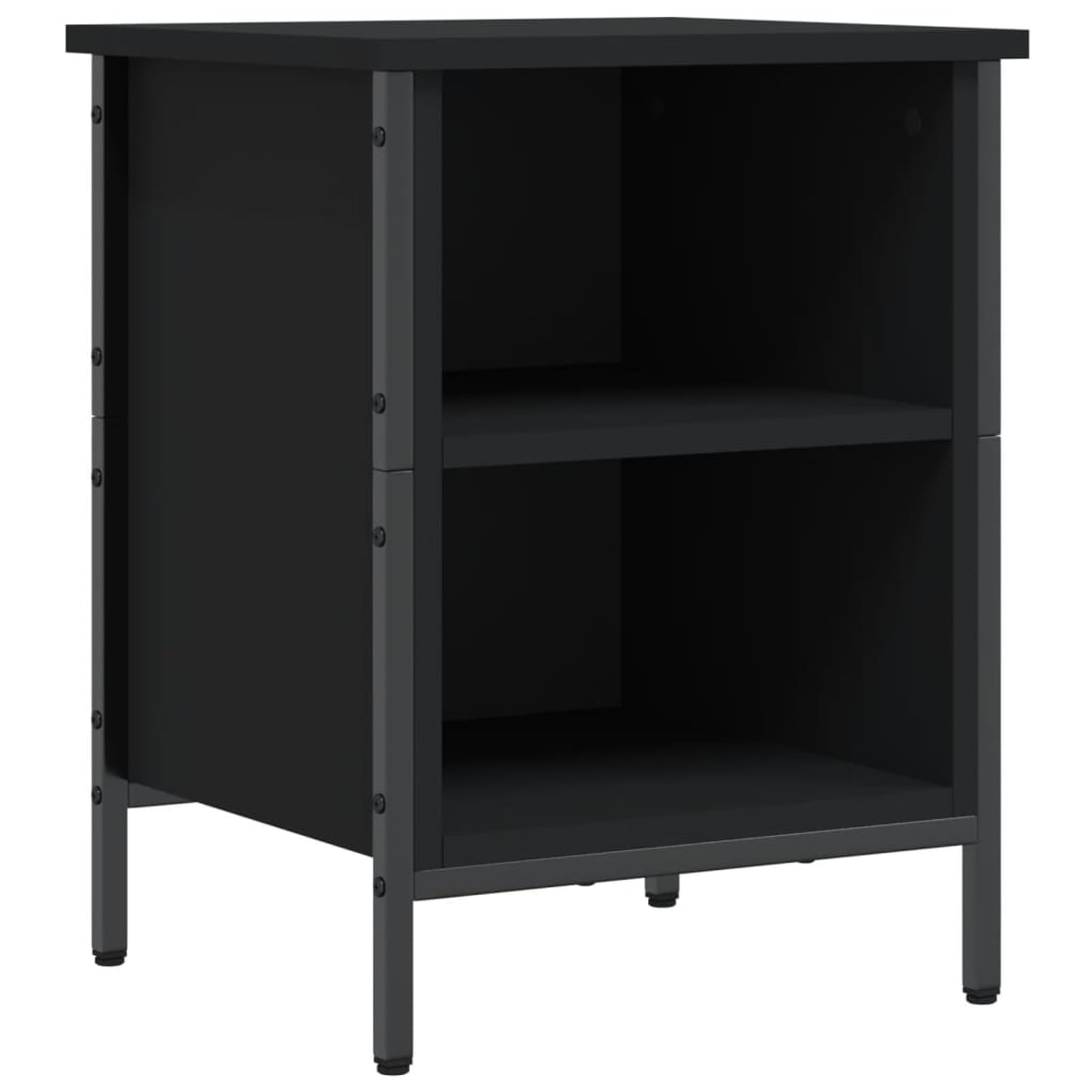 Rantry Scarpiera Nera 38x35x50 cm in Legno Multistrato, Scaffale Portascarpe Organizzatore per Scarpe Salvaspazio Stoccaggio Salva Spazio per Corridoio per Soggiorno Ufficio