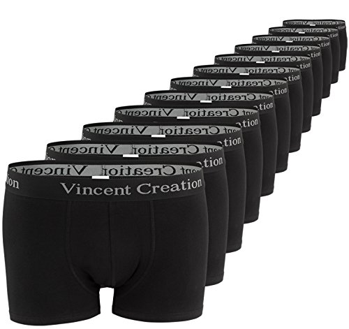 Preisvergleich Produktbild Vincent Creation 12er Pack Herren Boxershorts Retroshorts Hipster Fitted