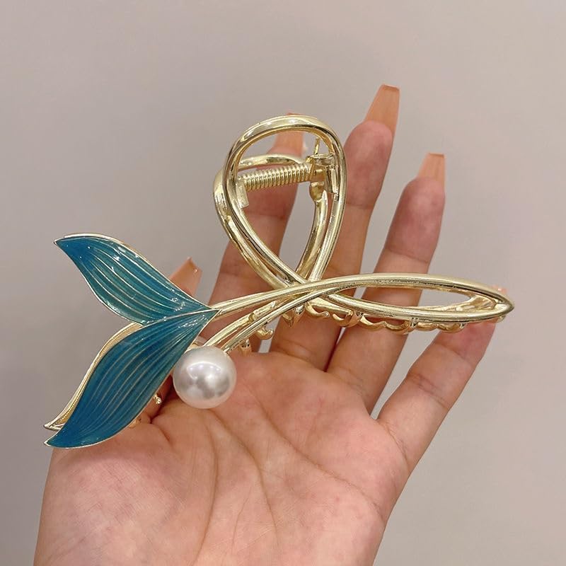 Fermaglio for capelli con perla a coda di pesce - Elegante accessorio for for donne e ragazze(20pcs)