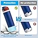 Beonsky 2 PCS Glitter Silicone Boot for Owala Water Bottle 24 oz, Anti-Slip Protective Sleeve for FreeSip/Twist/Flip Stainless Steel Water Bottles Accessories