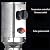 Patio Heater, 48000 BTU Propane Patio Heater, Outdoor/Indoor Electric Patio Heater with Wheels and Table Large Patio Heaters Propane Stainless Steel Outdoor Heater 88 Inches Tall Standing (Silver)
