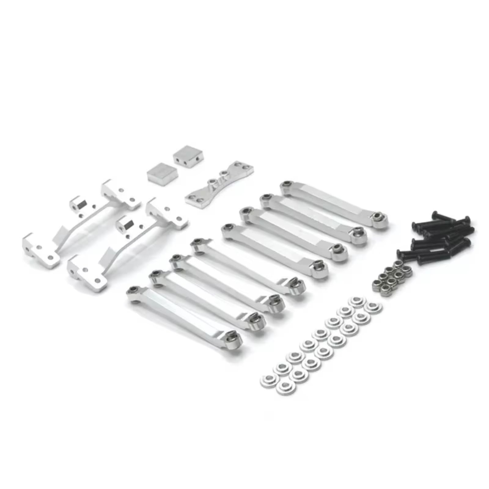 Para MN D90 D91 D96 Para MN98 99S 1/12 Soporte Articulación Modificado Metal Para Coche RC Accesorios Recambio Reemplazar Montar Piezas ReparacióN Rc(Silver)