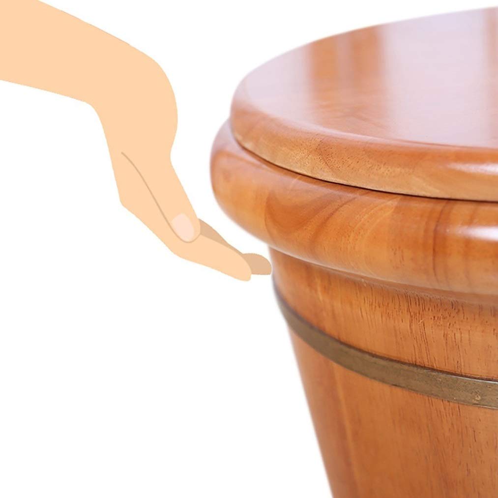 Secchio per Pediluvio,Accessori per Sauna Secchio per Sauna Secchio per Acqua,Vasche per Pediluvio in Legno Fatte A Mano,Barile Rilassante per I Piedi Anniversario Comfortable Anniversary