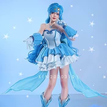 次元電台 ぴちぴちピッチ 宝生波音 メイド服 コスプレ衣装 ウィッグ・靴追加可 51XP5jS7dHL._SY350_QL65_.jpg