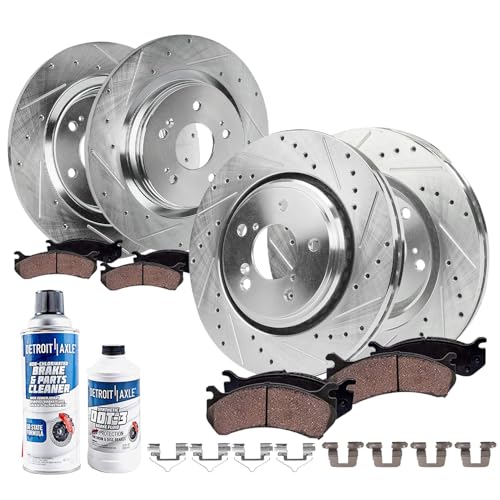 Detroit Axle - 10pc Brake Kit for 2018 2019 2020