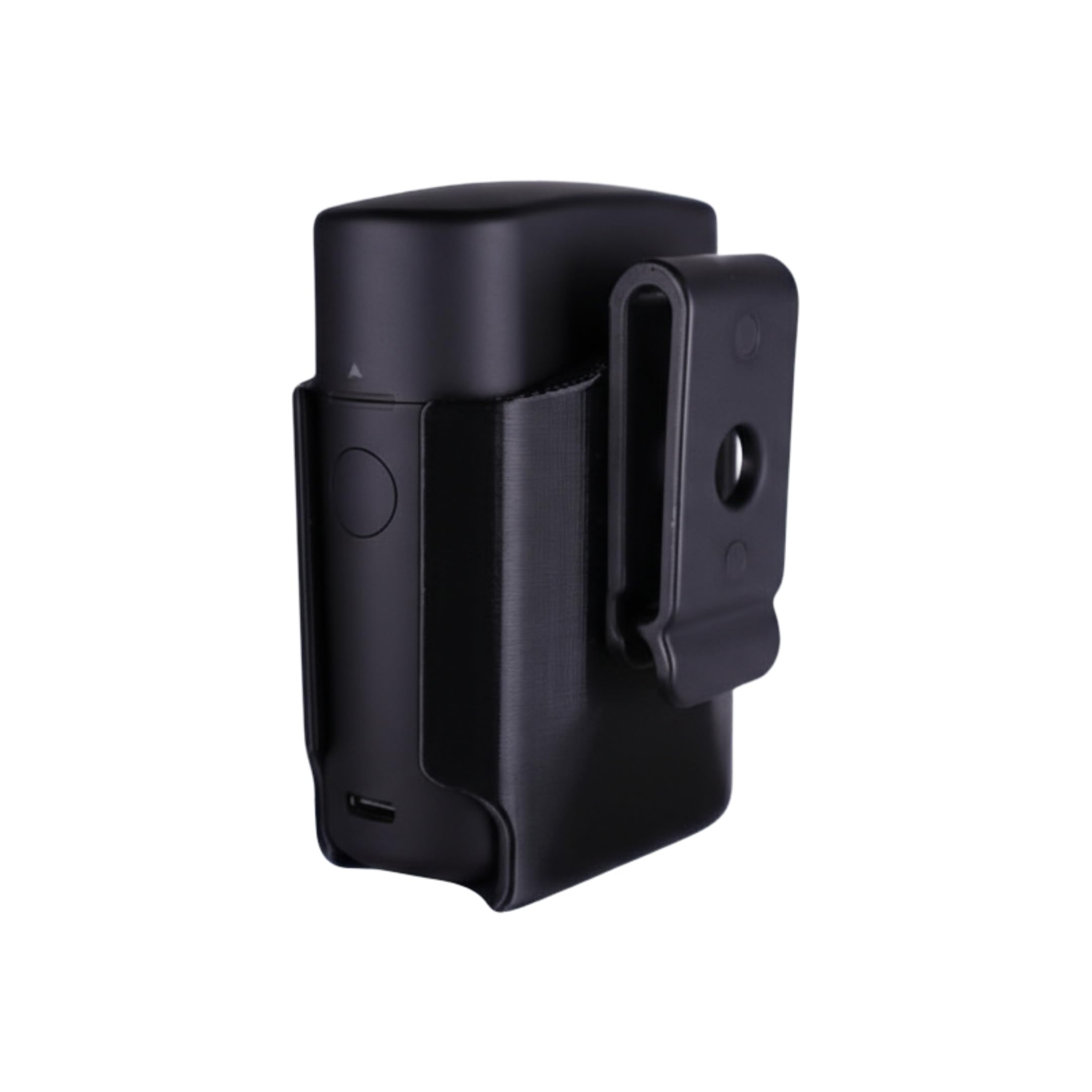 HoldMyGear Belt Clip Flashlight Holder – Compatible with Olight Baton 4 Premium Charging Case (Precision-Fit Belt Mount Holder, Fits Belts 1.5