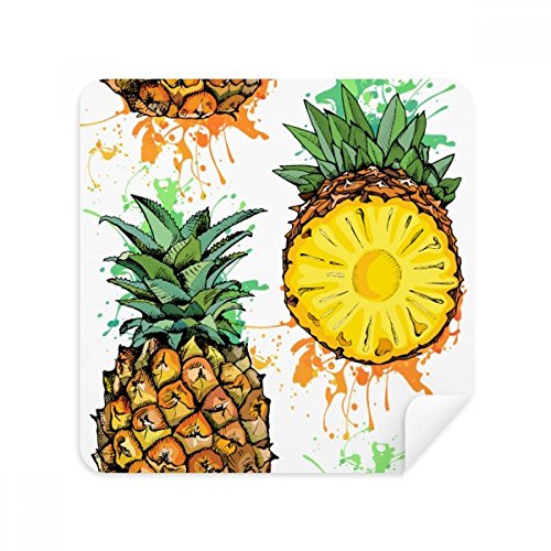 Chiffon ananas jaune pour nettoyer vos écrans de téléphone en voyage