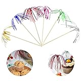 ✨【120 Palillos de Cócteles de Fuegos Artificiales de Colores】: Las decoraciones de fuegos artificiales para fiestas vienen en muchos colores. Son luminosos y elegantes, agregan un ambiente más interesante y crean una sensación viva y relajada para tus invitados. El diseño de decoración de moda puede atraer la atención de las personas, lo que lo convierte en una excelente decoración para fiestas y familias.