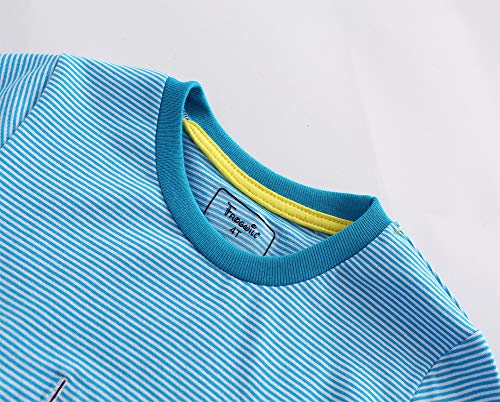 Frogwill Toddler Boys Excavator Long Sleeve Cartoon T Shirt Size 2-7 Years3