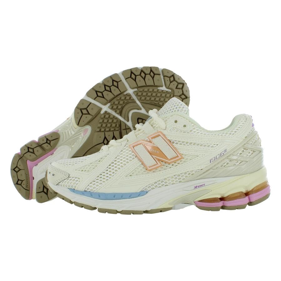 Image of New Balance 1906R Unisex Shoes Size 4, Color: White /Beige-Beige