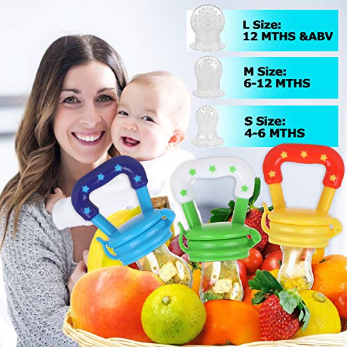 13-Pack-Baby-Food-Feeder-SetBaby-Fruit-Feeder-Pacifier-Set-Safe-BPA-Free-Silicone-Baby-Pacifier-Fresh-Food-Feeder-Fresh-Food-Feeder-Set-for-Kids