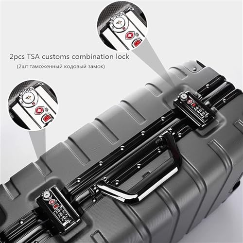 Luggage Travel Gear Hard Shell Suitcase Checked Luggage Suitcase with Spinner Wheels for Women Men(I,20")2
