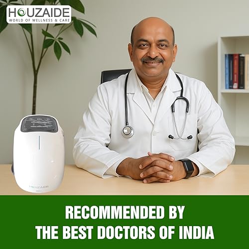 Image of HOUZAIDE Smart Knee Massager for joint pain relief- Physiotherapy for Arthritis Pain, Cramps, Knee Pain Relief, Knee Heat Therapy with Orthozen Roll-on | Raksha Bandhan Gift Option