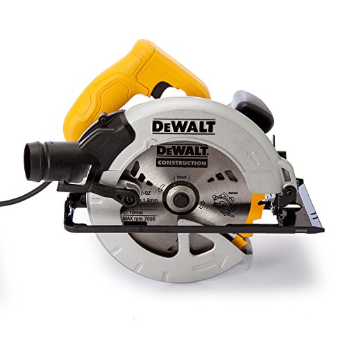 DEWALT Compact Circular Saw & Kitbox 184mm 1350W 240V, DWE560K-GB, Yellow – Bild 5