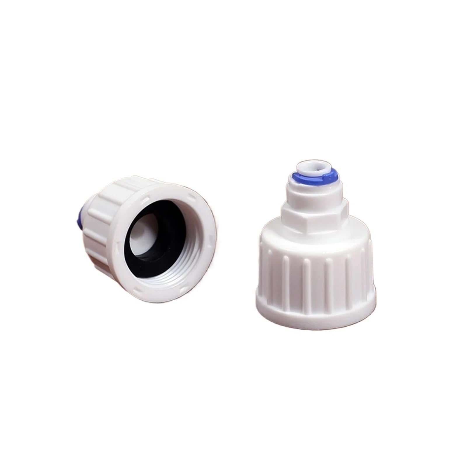 Yakufast Women's One Color 5Pcs 3/4" Thread-1/4 Od Tube Pe Pipe Fitting Hose Straight Quick Connector Aquarium Ro Water Filter Reverse Osmosis System