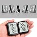 Antonki 2 Pack Room Thermometer Small Hygrometer Indoor Humidity Monitor Sensor, Digital Temperature and Humidity Meter Gauge for Home, Baby Nursery, Reptile, Greenhouse - Battery Included