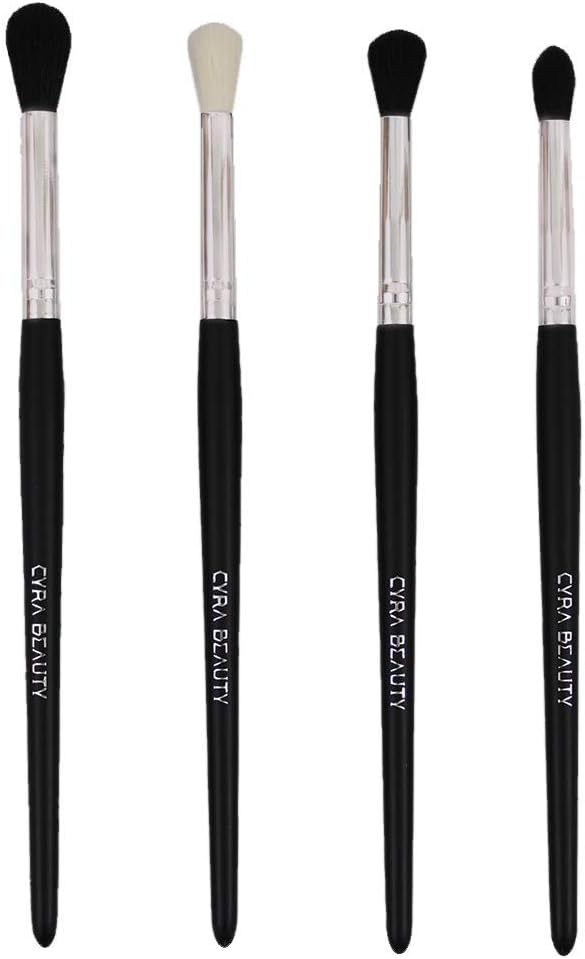 Cyra Eye Shadow Blending Brush Set – Eye Shadow Blending and Shading Kit (4 Pack)