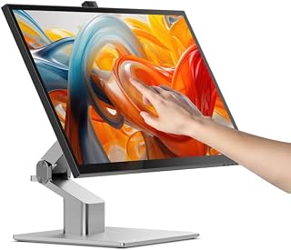 ALOGIC Clarity Fold Touch 27" 4K UHD Monitor, 10-Point Touchscreen, USB-C with 65W Power Delivery, Fold Stand, HDR400, IPS Display, HDMI, DisplayPort & USB Hub for Windows & macOS