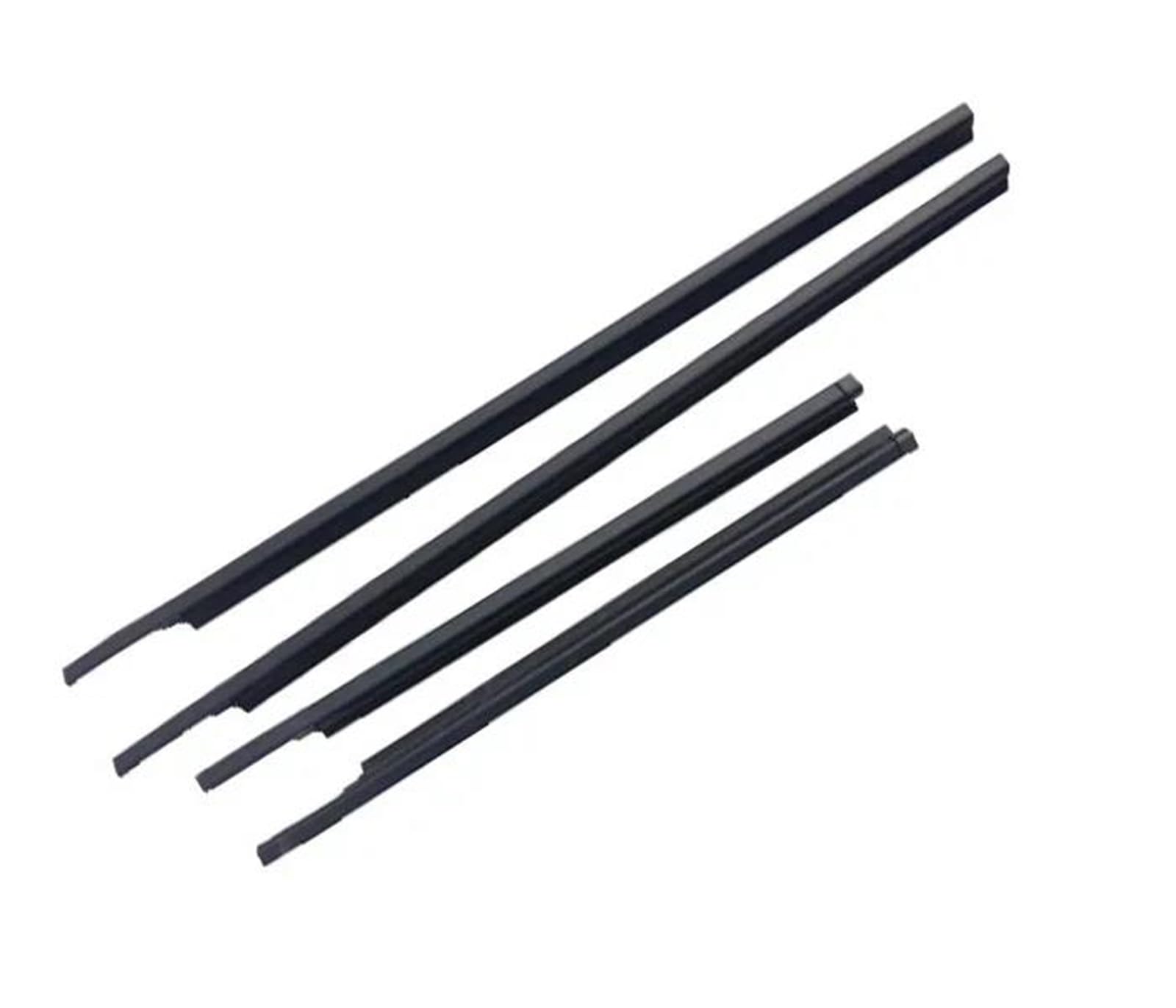for Suzuki for Swift 2006 2007 2008 2009 Hatchback 83811-77J00 4 Pieces Outside Window Glass Rubber Weatherstrip