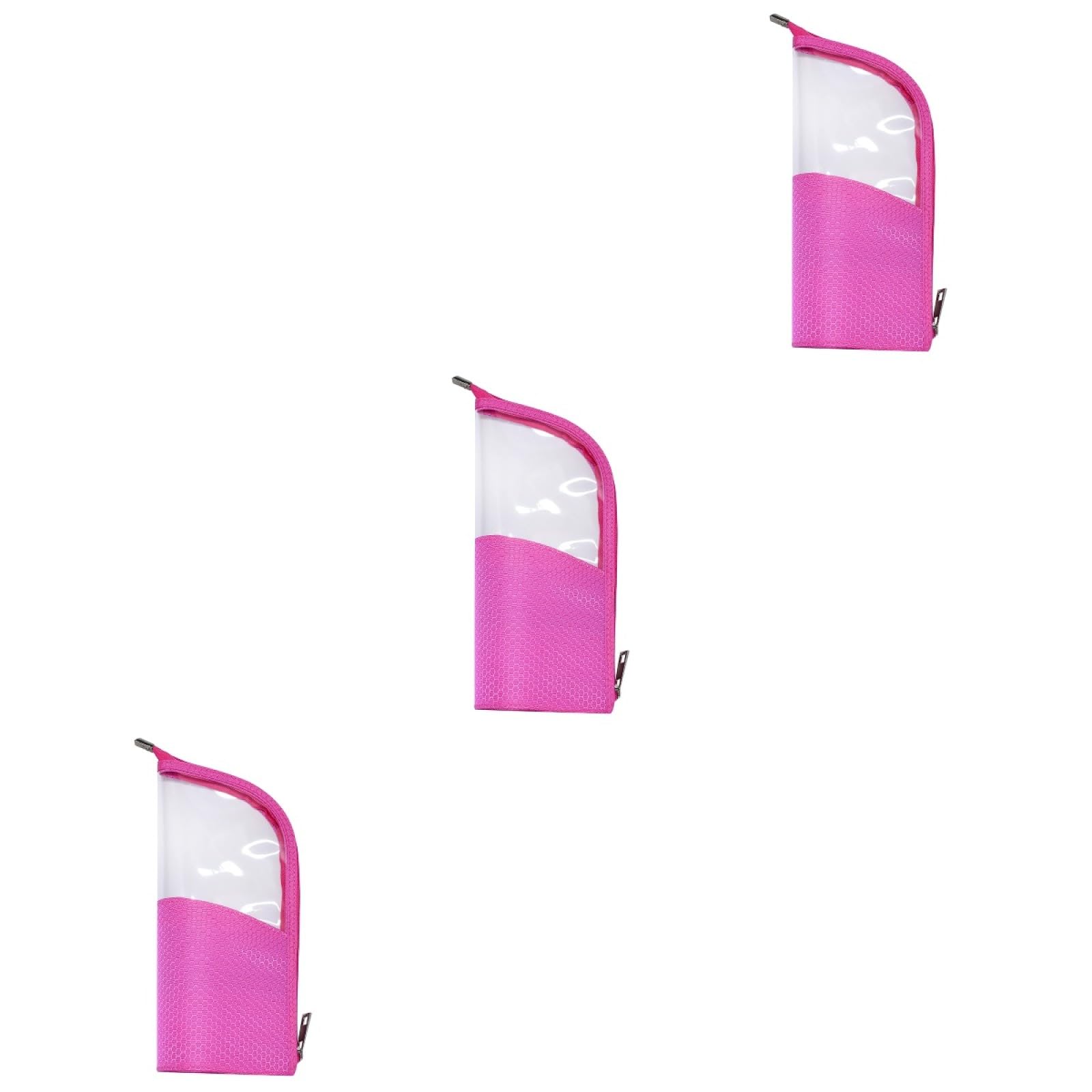 Cabilock 3 Uds Neceser De Viaje Brocha De Maquillaje Kit De Maquillaje De Viaje Neceser De Brochas De Neceser De Viaje Neceser Portátil para Mujer Bolsa para Lápiz De