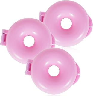 3Pcs Donut Mold Premium ABS Donut Candy Mold Multifunctional Cake Molds for Making Chocolate Cookie Lollipop(Pink,3Pcs)