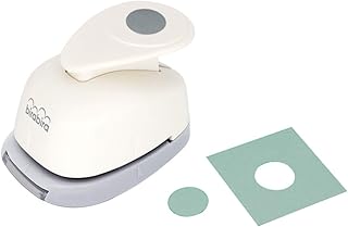 Bira 3/4 inch, 0.75 inch Lever Action Craft Punch for Paper Crafting Scrapbooking Cards Arts (3/4 inch Circle), Color may Vary