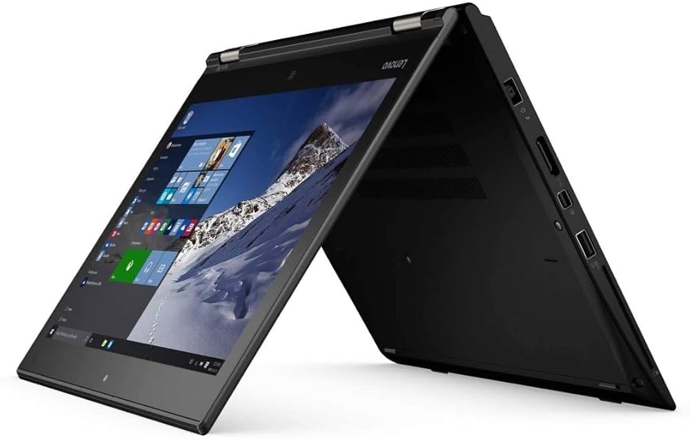 Len OVO Think Pad YOGA 260 Renewed Ultrabook Business Laptop | Core i5-6300U CPU | 8GB RAM | 256GB SSD | 12.5 inch Touchscreen 360° | Win 11 Pro | RENEWED, black