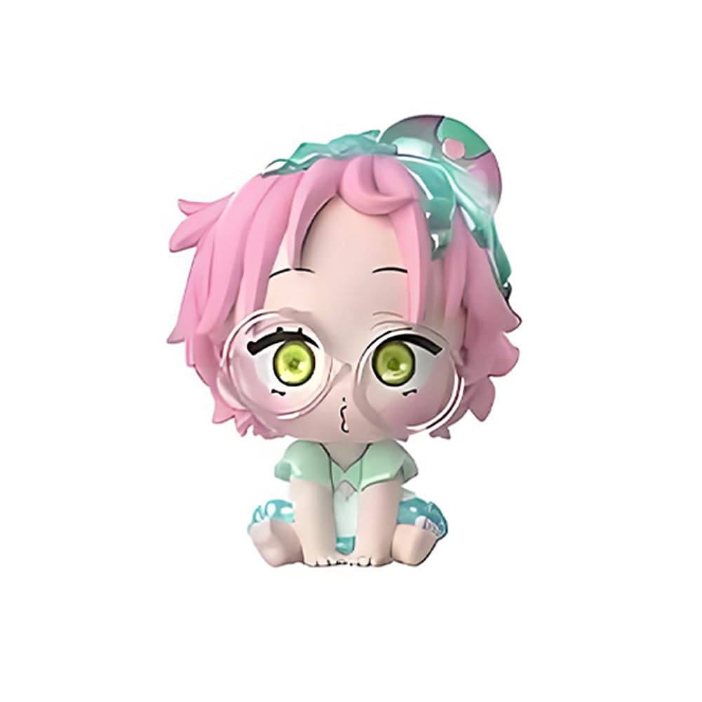 Anjinguang Ivan Action Figures, Ivan Till Mizi SUA Anime Look Up Figurine, 6cm Cartoon Statue Cute Cake Topper Ornament Collectible Anime Gifts