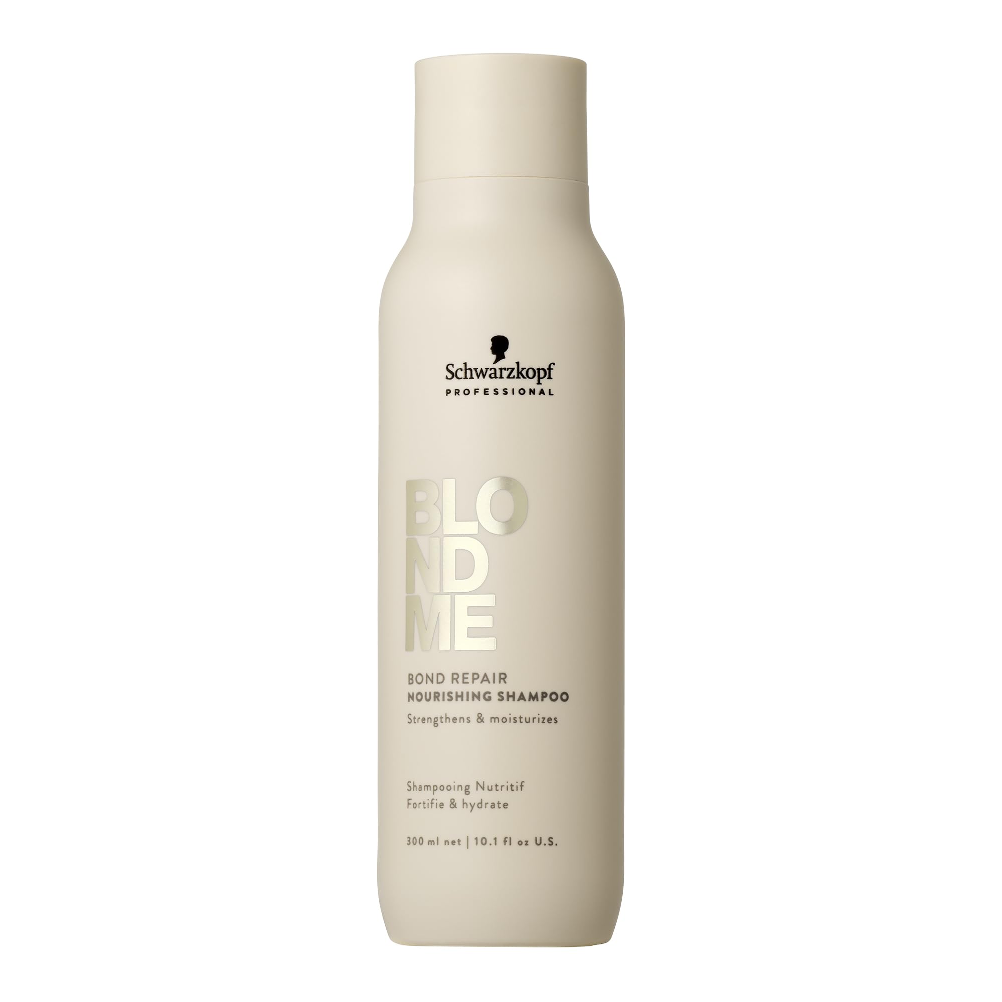 Schwarzkopf Professional BLONDME Bond Repair Nourishing Shampoo Glättendes Haarshampoo Mandelöl Weißer Tee Tiefennährend Hydratisierend Und Weichmachend 300 ml