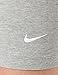 NIKE Women's Bike Shorts, Dark Grey Heather/White, Medium