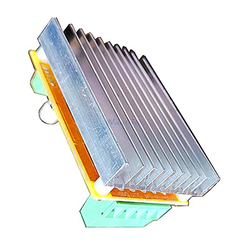 DC 6.5-50V 380W BLDC 3 Phases Brushless Motor Controller Board No Hall Sensor PWM Driver Module for Fans/Robot