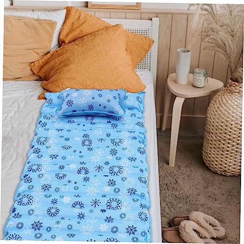 Miniatura 7 de Mikinona Almohadilla De Hielo Inyección De Agua Colchón De Agua Fría Para Verano Alta Capacidad De Carga Adecuado Para Niños Y Adultos Uso En Dormitorio Camping O Playa