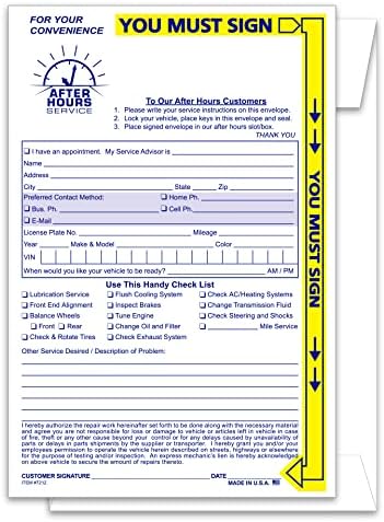 Yellow Highlight Night Drop Envelopes (Packs of 500)