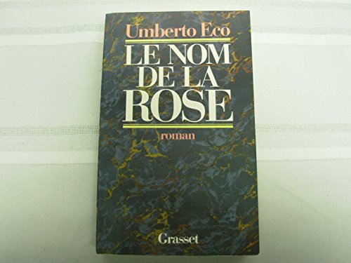 Le nom de la rose [French] B000MMGPWI Book Cover