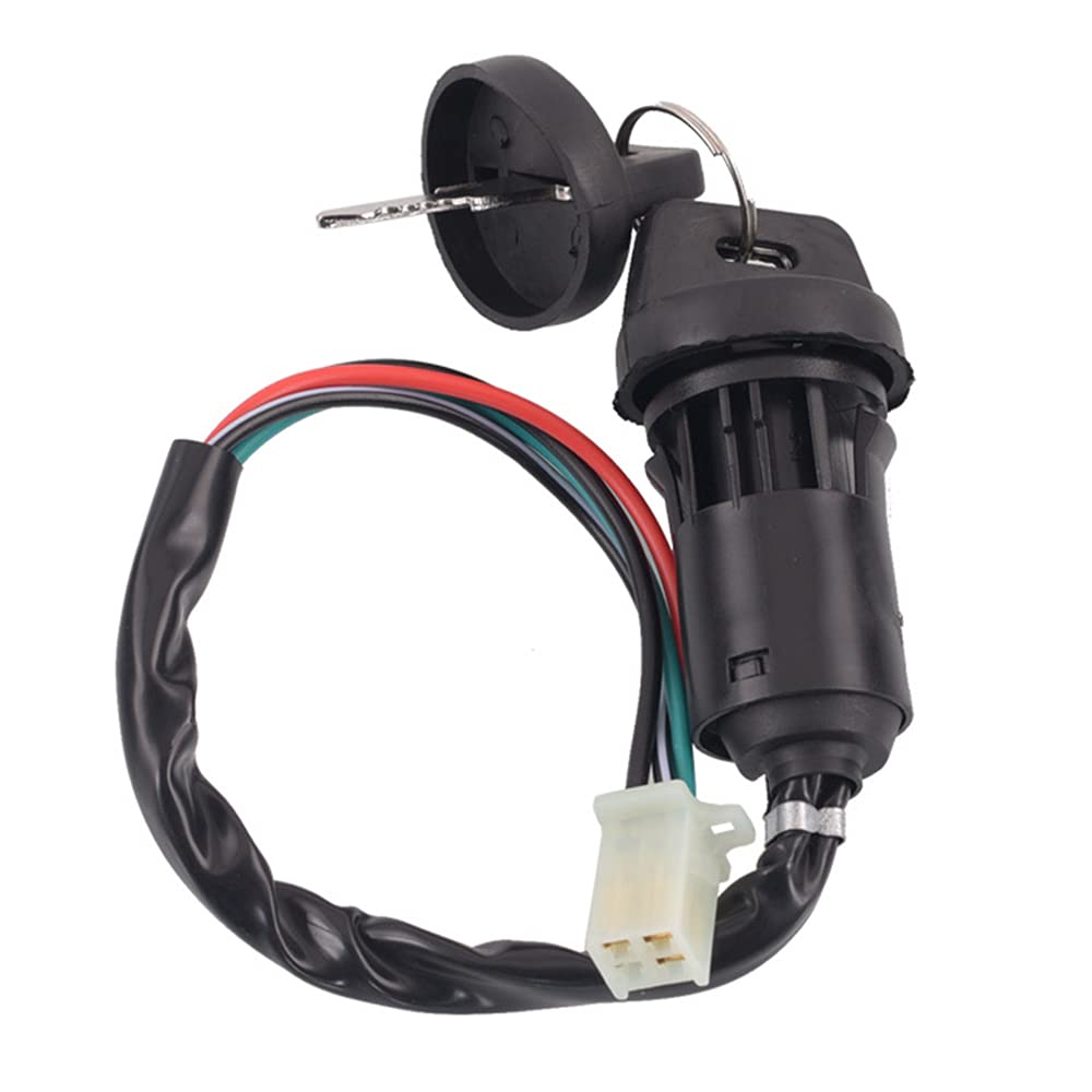 Interrupteur À Clé 4 Fils Pour Moto 50cc-250cc - Compatible TaoTao, Sunl, Kazuma