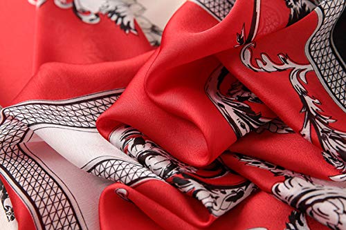 YMXHHB Cachecol de seda amoreira seda fashion lenços longos e leves xale wrap …, W02