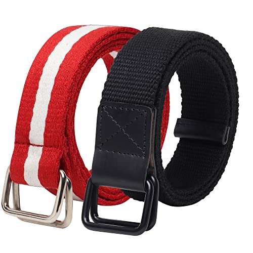 Image of ZORO Cotton Woven Fabric Belt for Men | M01-CB01 | Pack of 2