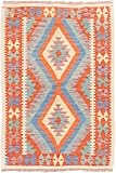 Nain Trading Kilim Afghan 83x121 Tissé à la Main Tapis d'Orient Tapis Laine